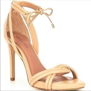 Gianni Bini Abbrie nude strappy heels